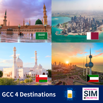 湾岸アラブ諸国 4 つの目的地 | DATA UNLIMITED
