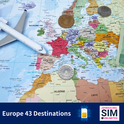 Europe 43 Destinations | DATA UNLIMITED