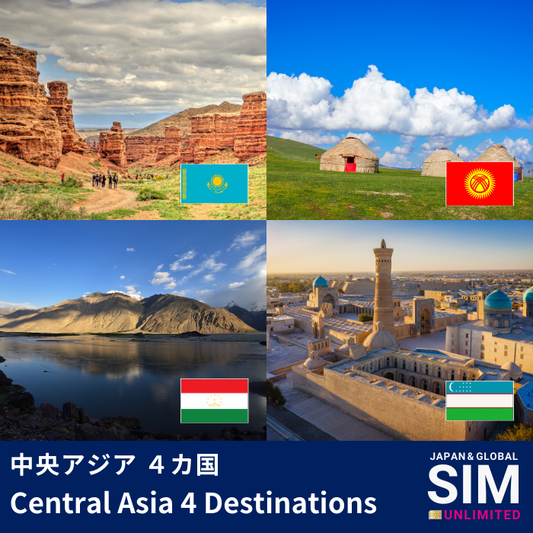 Central Asia 4 Destinations | DATA UNLIMITED