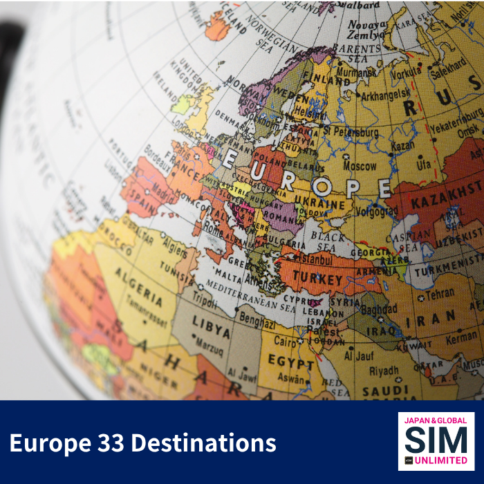 Europe 33 Destinations